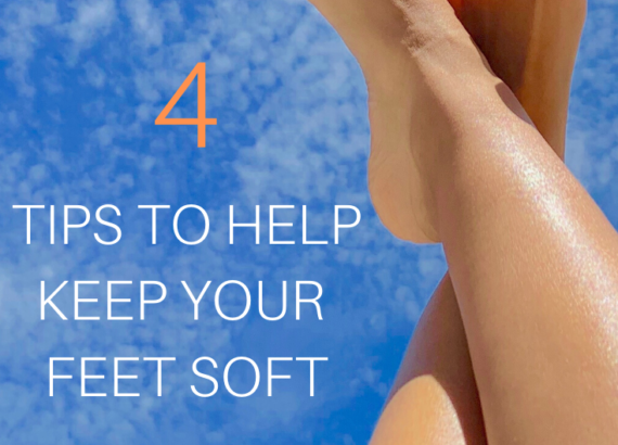 Tips to help with dry feet, cracked heels, and polished toes