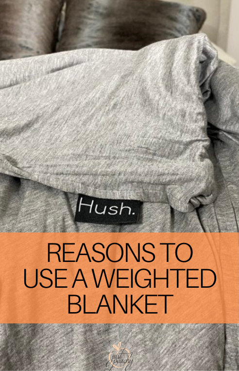 Hush Weighted Blanket - justpeachy.co - the official blog of Chia