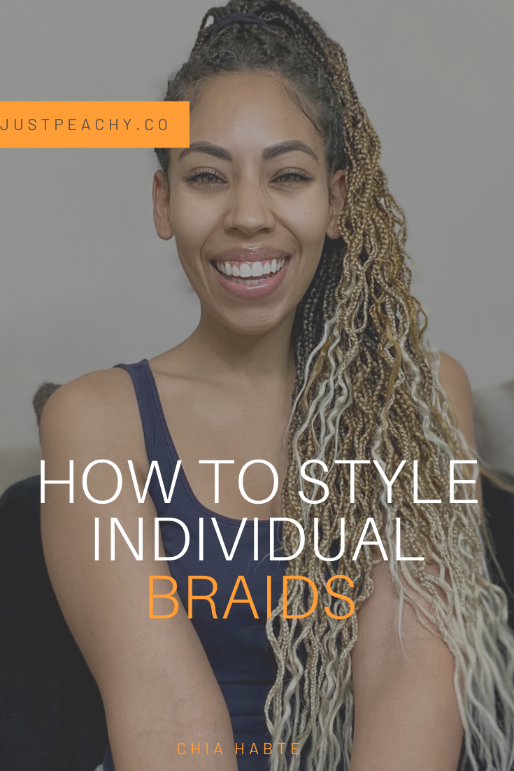 Hairstyles for Individual Braids - justpeachy.co - the official blog of