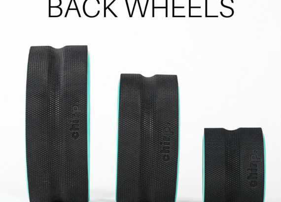 Chirp Back Wheels to help stretch, massage, and relax back muscles