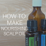 Make your own nourishing scalp/hair oil at home using peppermint and rosemary essential oils