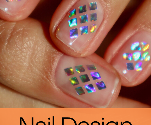 How to add holographic nail stickers and make them last!